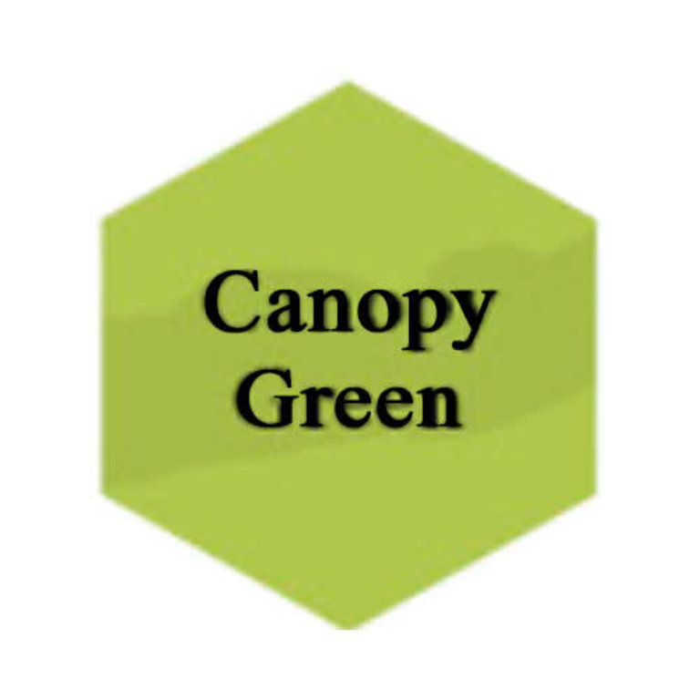 Army Painter (AP) colour triad - canopy green
