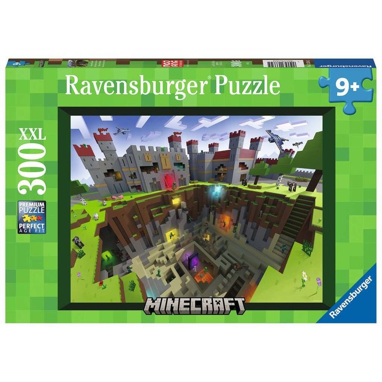 Ravensburger Découpe : Minecraft - 300 Pièces XXL