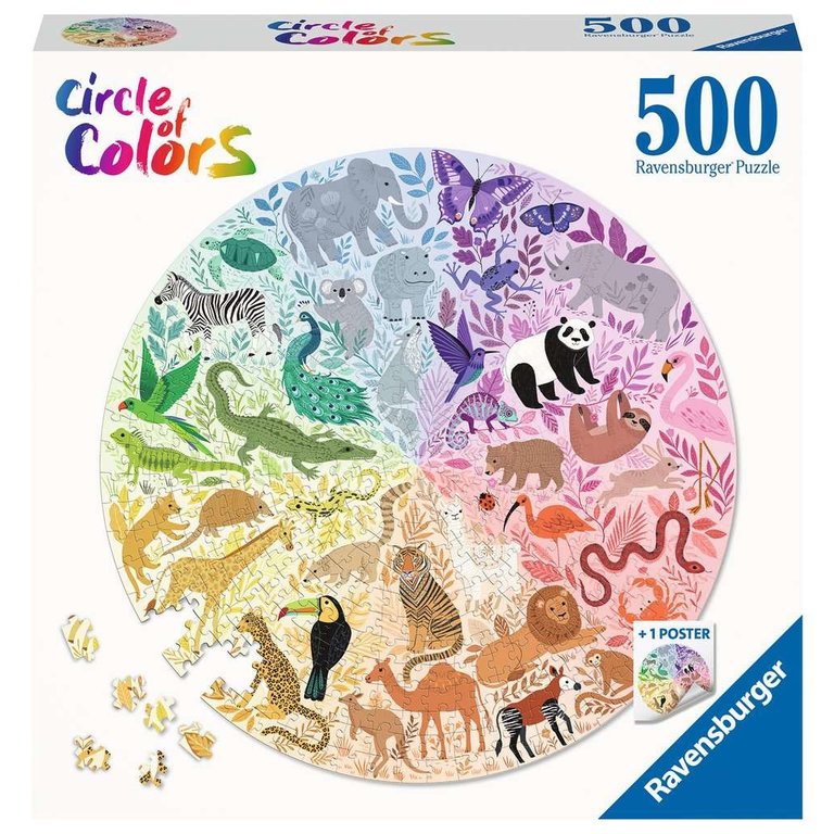 Ravensburger Circle of Colors -  Animaux - 500 pièces