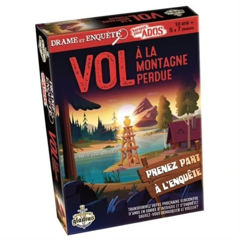 Drame et enquête - Vol a la montagne perdue (French)