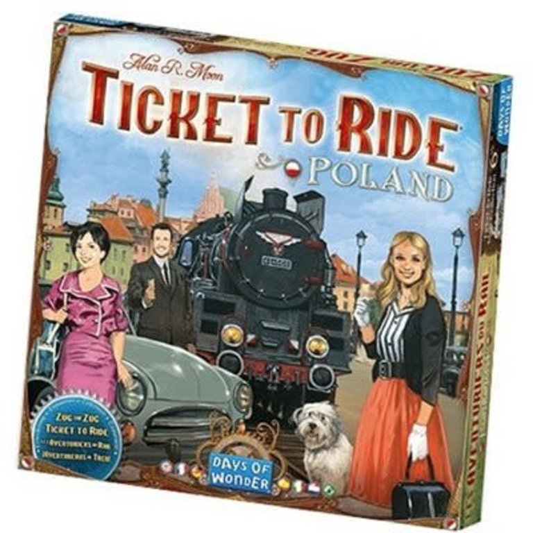 Ticket to Ride - Map #6.5 - Poland (Multilingual)