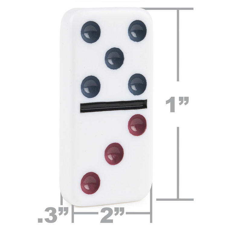 Domino Double -  9 couleur