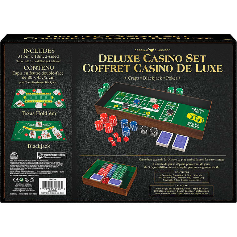 Coffret Casino deluxe (Multilingual)