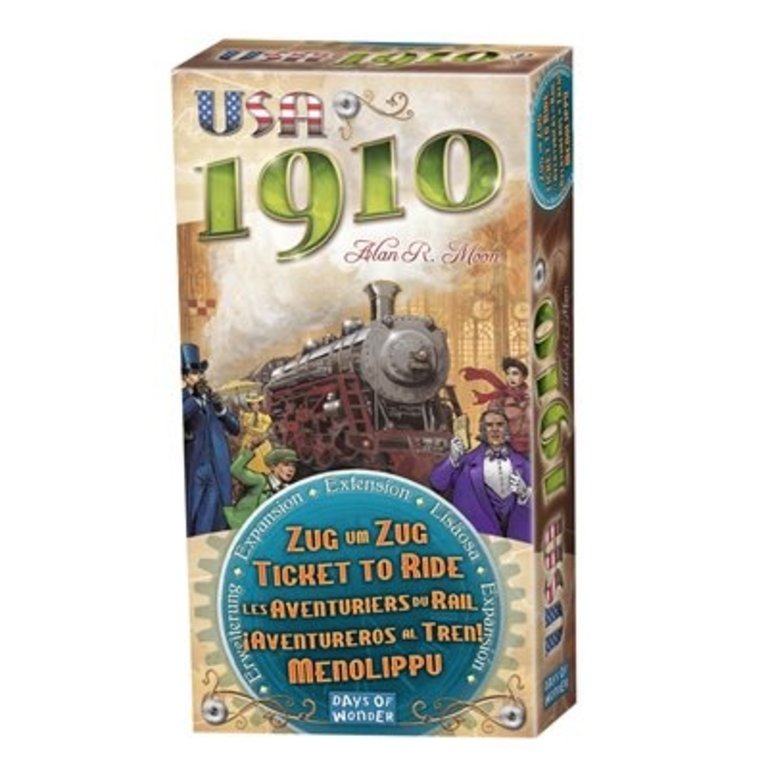 Ticket to Ride - USA 1910 (Multilingual)