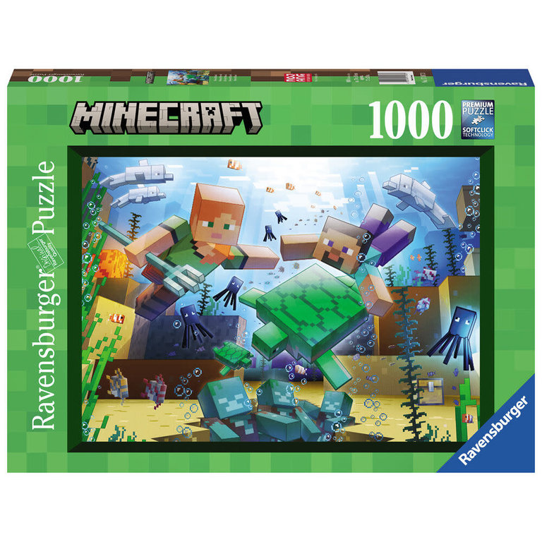 Ravensburger Mosaique Minecraft - 1000 pièces