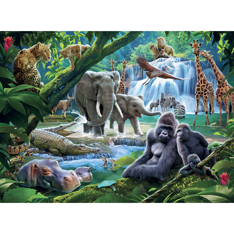 Ravensburger Les animaux de la jungle - 100 pièces XXL
