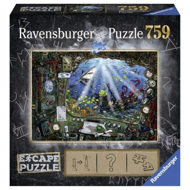 Ravensburger Escape Puzzle - Dans le sous-marin  - 759 pièces