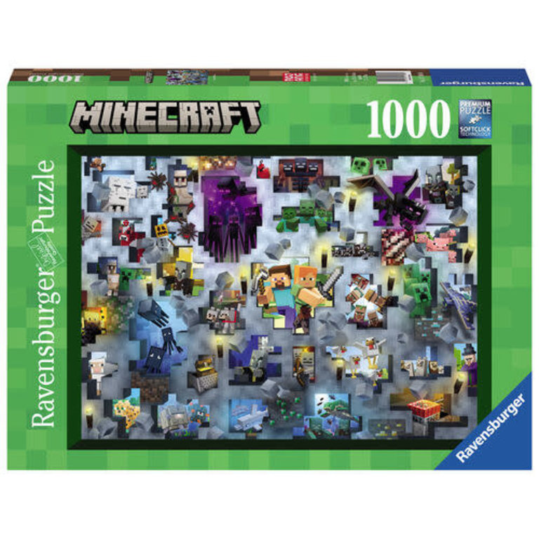 Ravensburger Minecraft Mobs - 1000 pièces