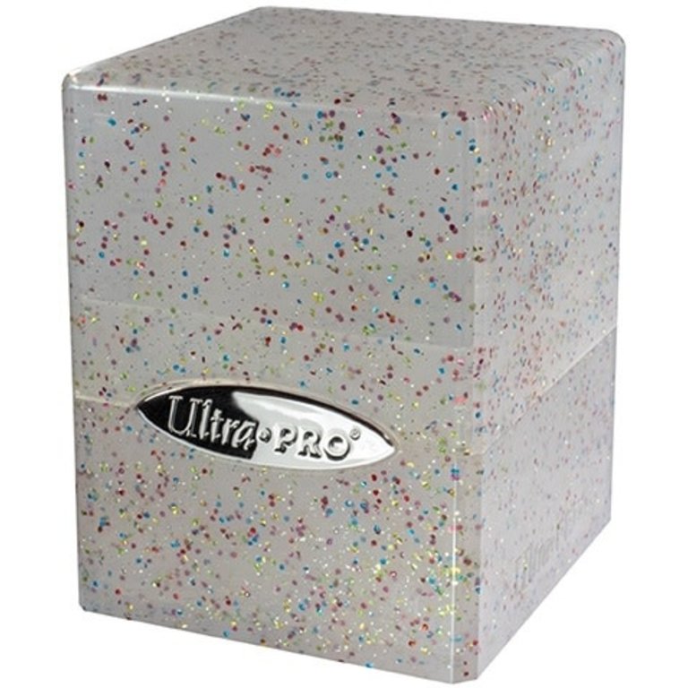Ultra Pro (UP) D-Box Satin Cube - Glitter Clear