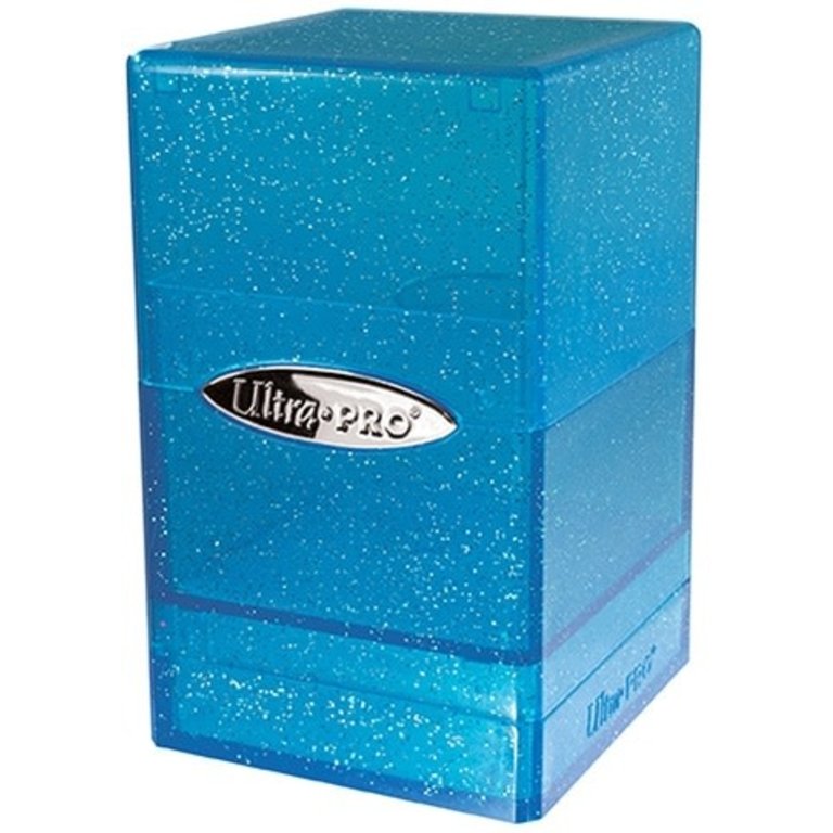 Ultra Pro (UP) D-Box Satin Tower - Glitter Blue