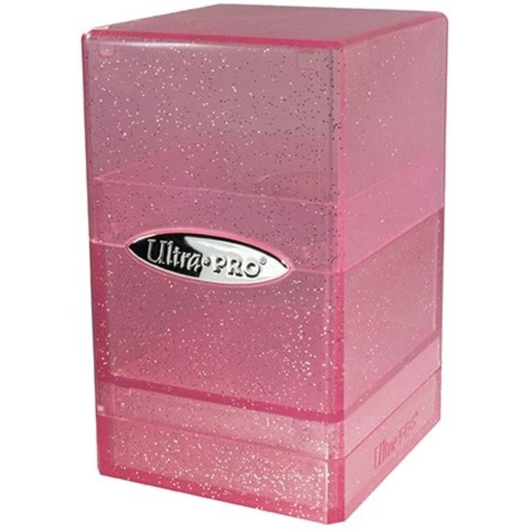 Ultra Pro (UP) D-Box Satin Tower - Glitter Pink