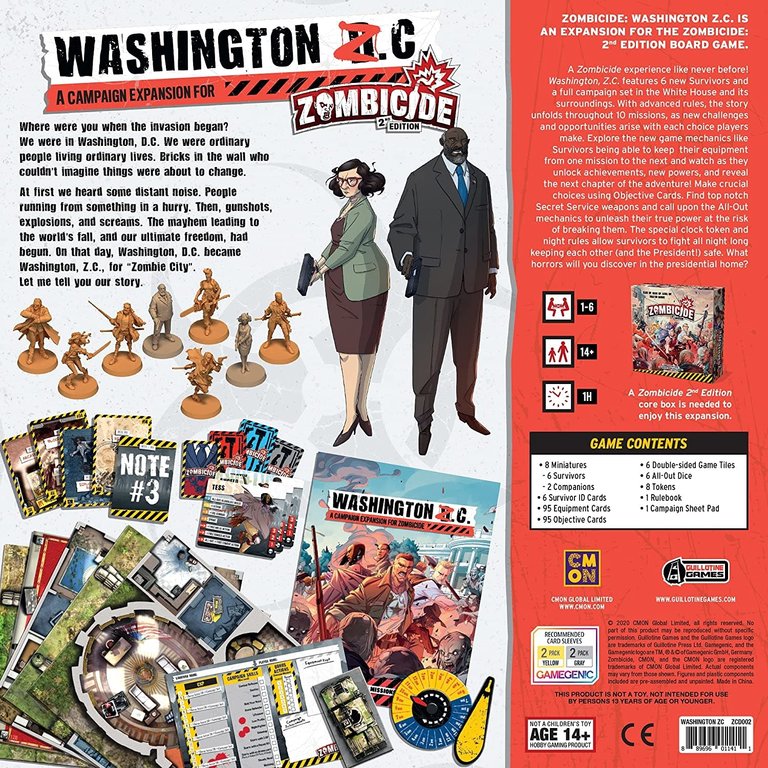 Zombicide 2e Édition - Washington Z.C. (Francais)