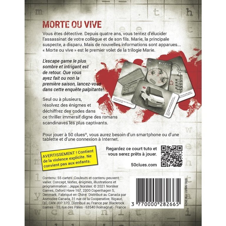 50 Clues - La trilogie Marie - Morte ou vive (Français)