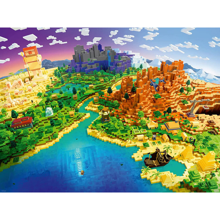 Ravensburger Le monde de Minecraft - 1500 pièces