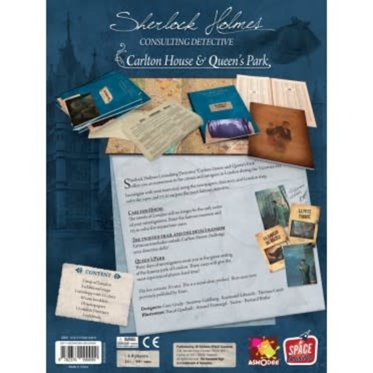 Sherlock Holmes Consulting Detective - Carlton House and Queen's Park (English)