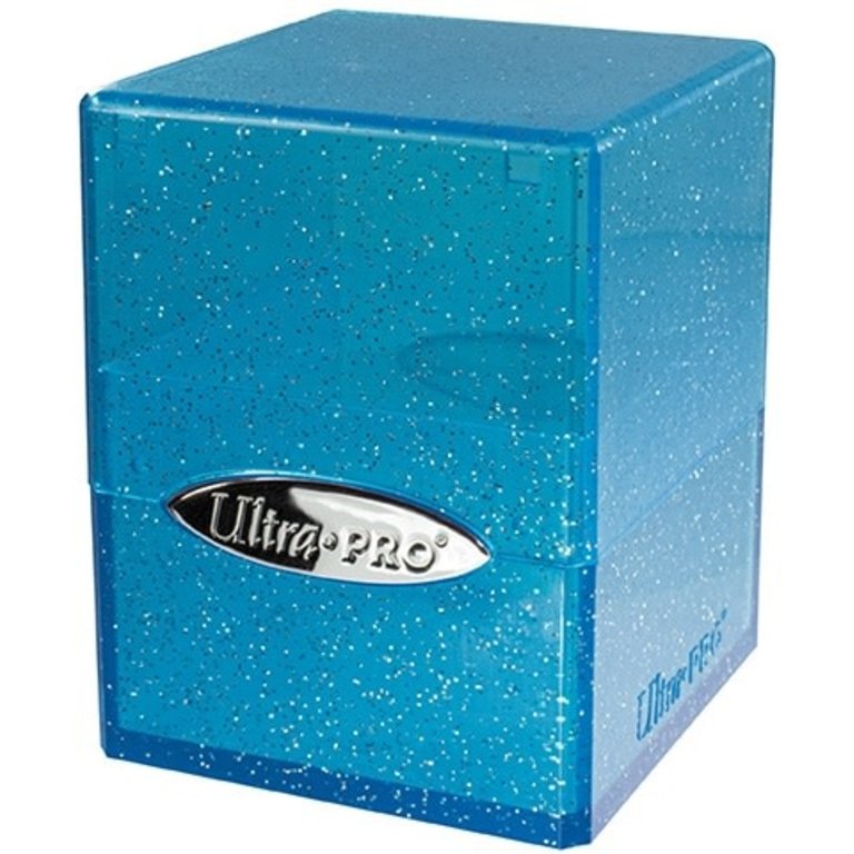 Ultra Pro (UP) D-Box Satin Cube - Glitter Blue
