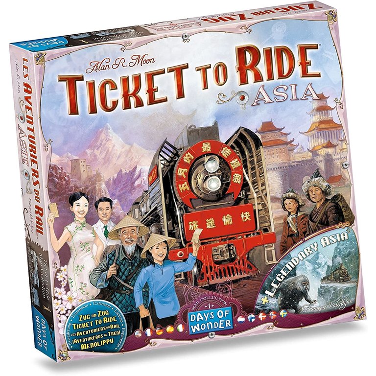 Ticket to Ride - Map #1 - Asia (Multilingue)