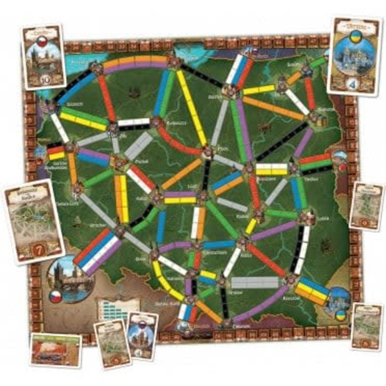 Ticket to Ride - Map #6.5 - Poland (Multilingual)