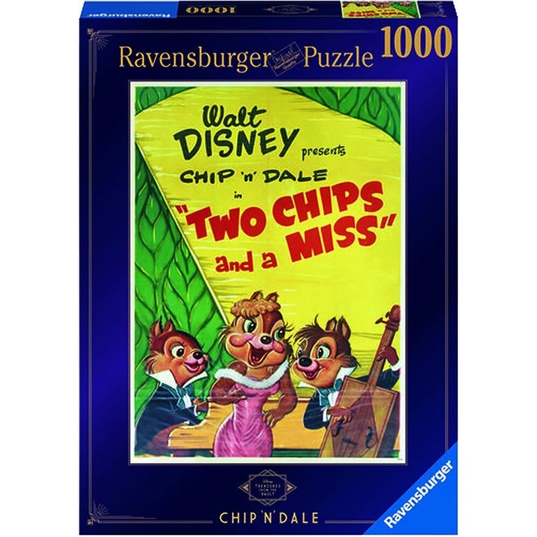 Ravensburger Disney - La Voûte - Chip 'N' Dale - 1000 pièces