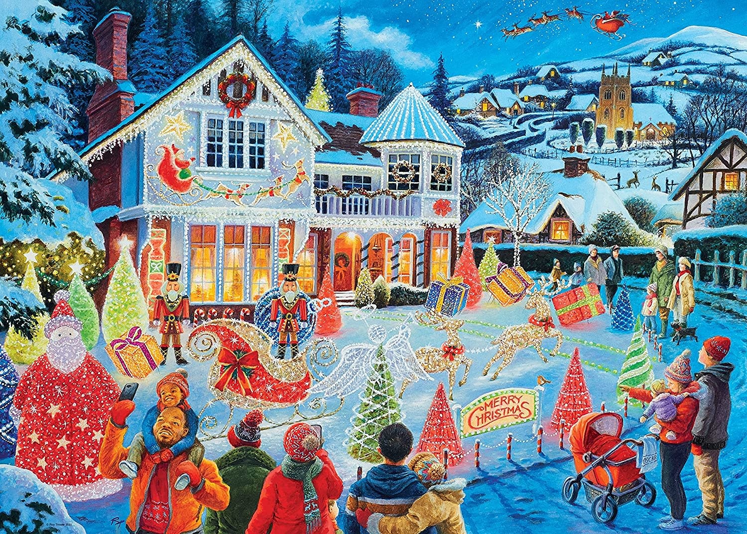 Puzzle 1000 Pièces Le village de Noël