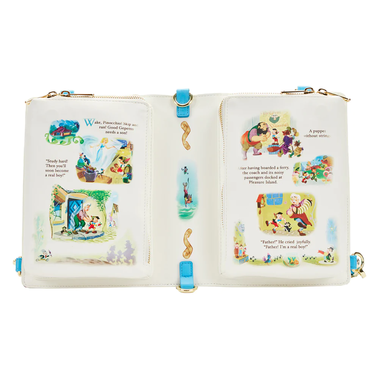 Loungefly Sac à bandoulière - Disney Pinocchio Book