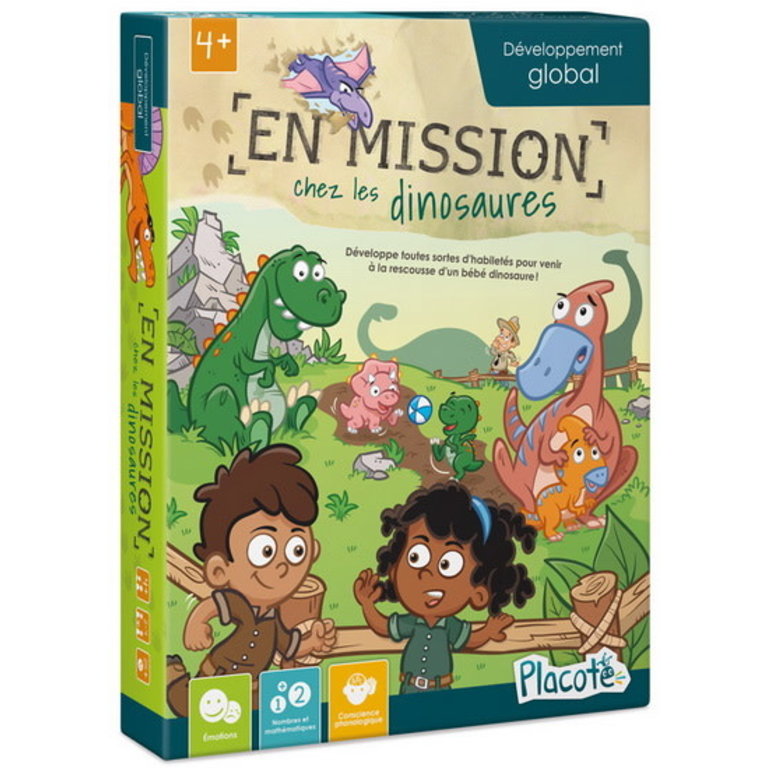 Placote En mission chez les dinosaures (Francais)