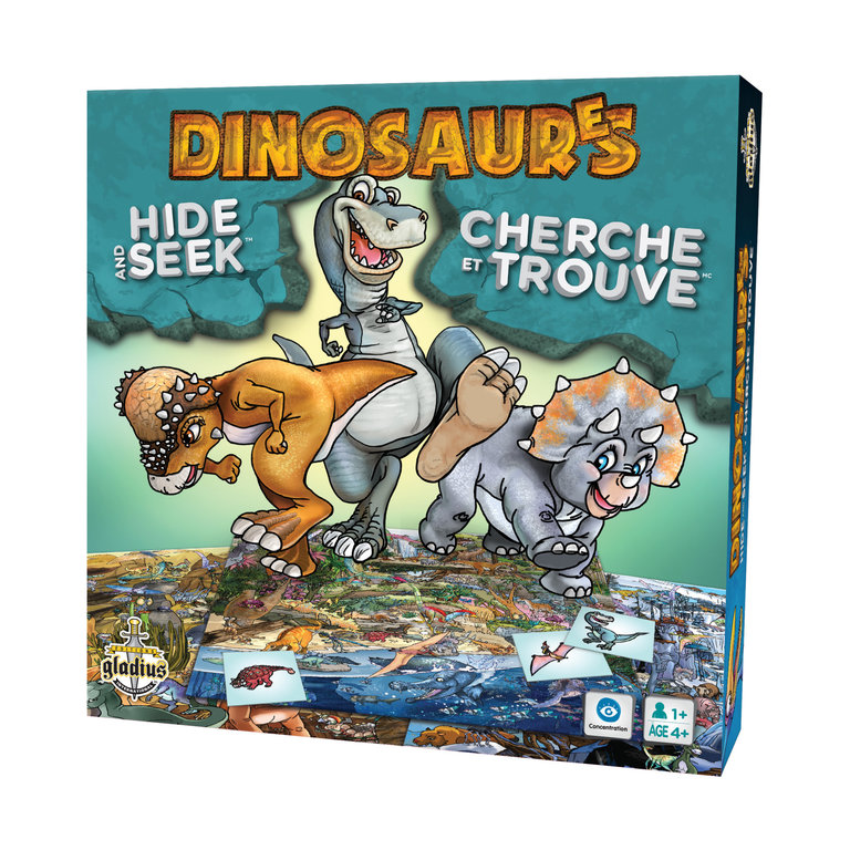 Cherche & Trouve - Dinosaures (Multilingue)