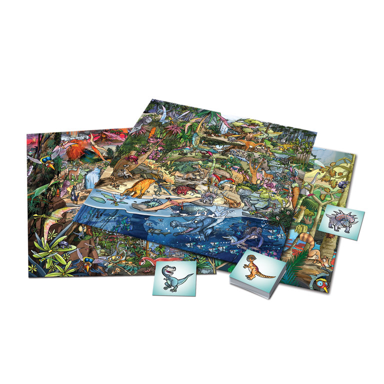 Cherche & Trouve - Dinosaures (Multilingue)