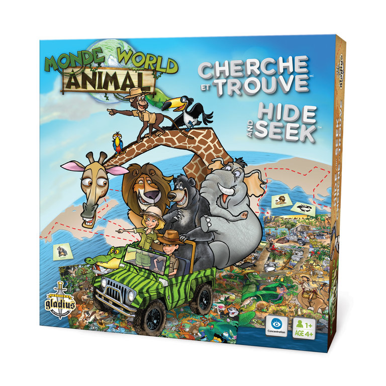 Cherche & Trouve - Monde Animal (Multilingue)