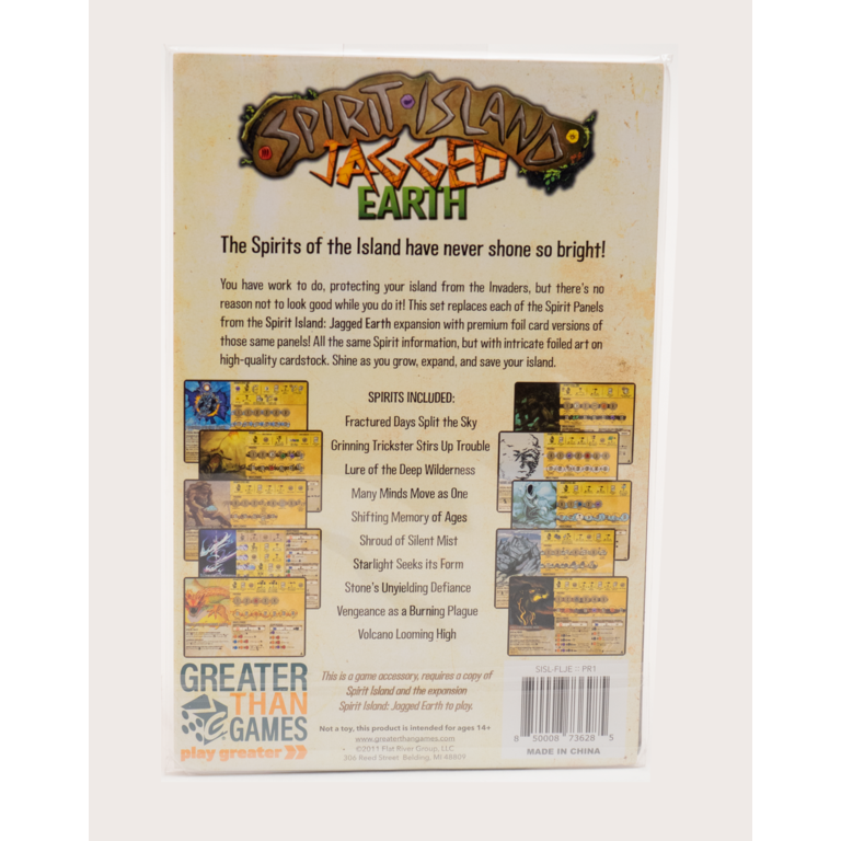 Spirit Island - Jagged Earth Expansion Foil Pannels (English)