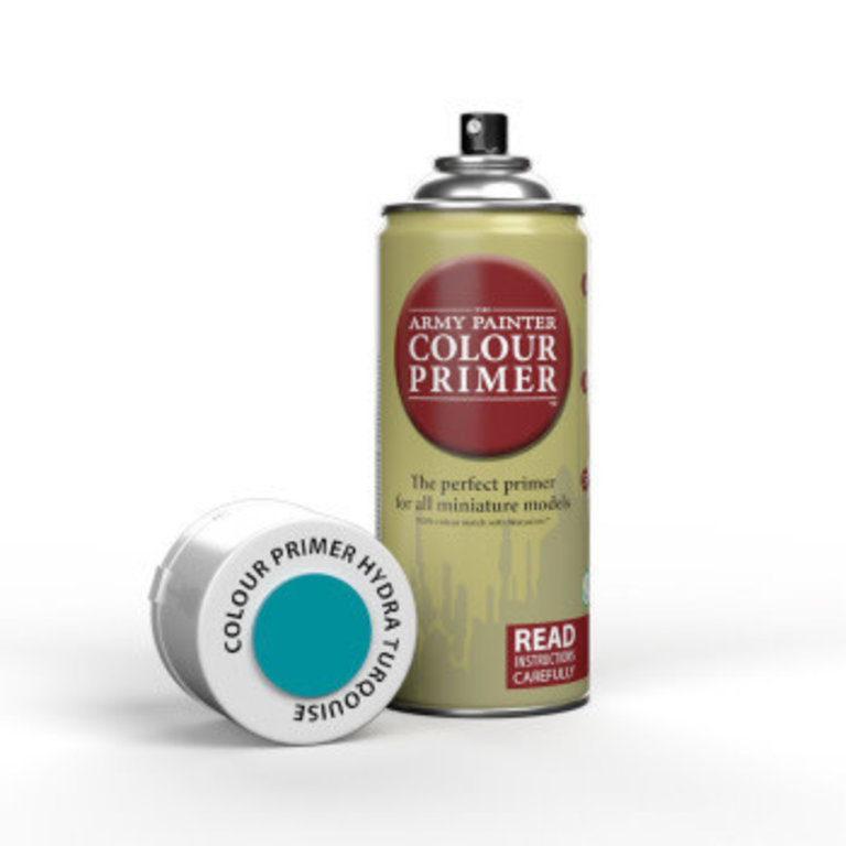Army Painter (AP) Colour Primer (Spray can) - Hydra Turquoise