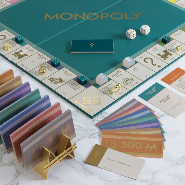 Monopoly - Del Mar Shagreen Edition (Anglais)