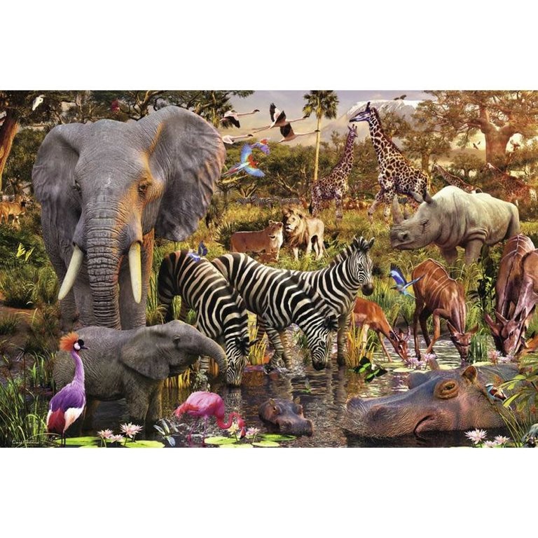 Ravensburger Animaux du continent africain - 3000 pièces