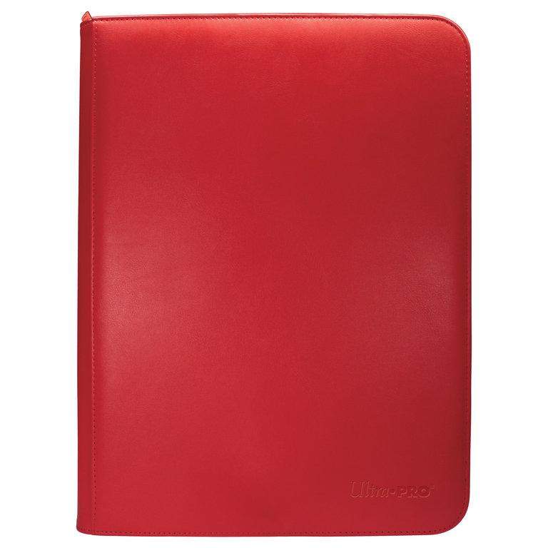 (UP) 9 Pocket - Zip Binder Vivid - Red