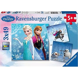 Ravensburger Disney - Aventures au pays des neiges - 2x49 pièces