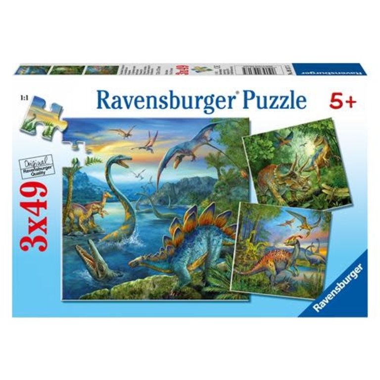Ravensburger La fascination des dinosaures - 2x49 pièces