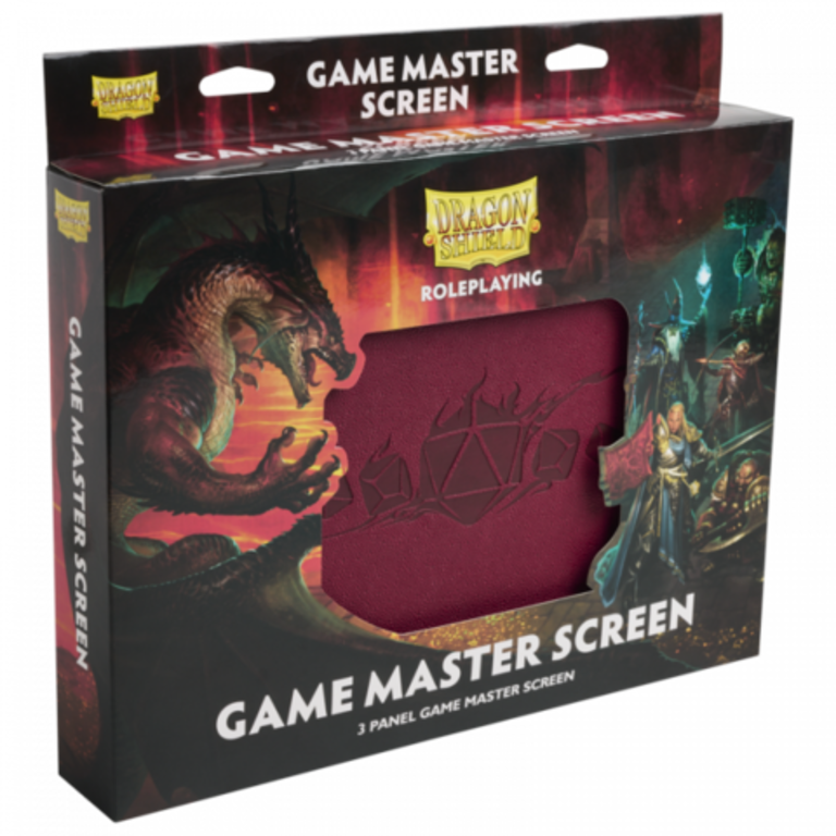 (Dragon Shield) Game Master Screen - Blood Red