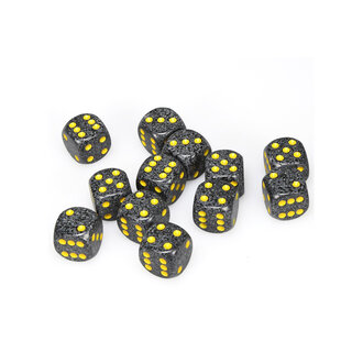 Chessex 12 dés 6 16mm picotés ''Urban Camo''
