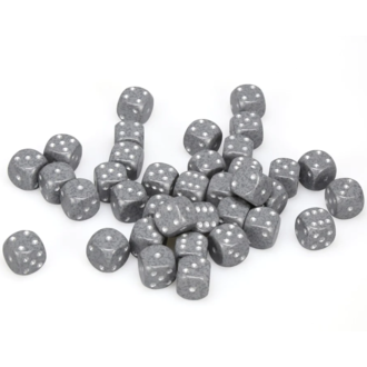 Chessex 36 dés 6 12mm picotés ''Hi-Tech''