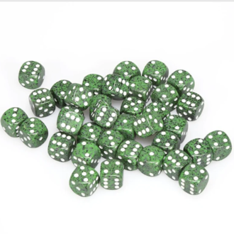 Chessex 36 dés 6 12mm picotés ''Recon''