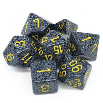Chessex 7 dés polyédriques picotés ''Urban Camo''