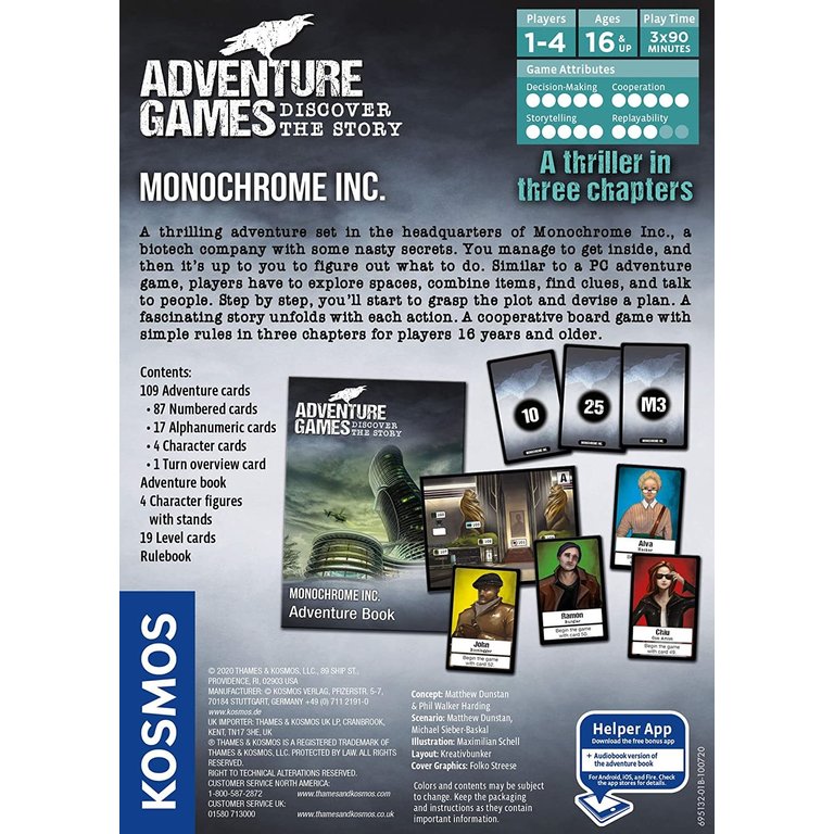 Adventure Games - Monochrome Inc (English)