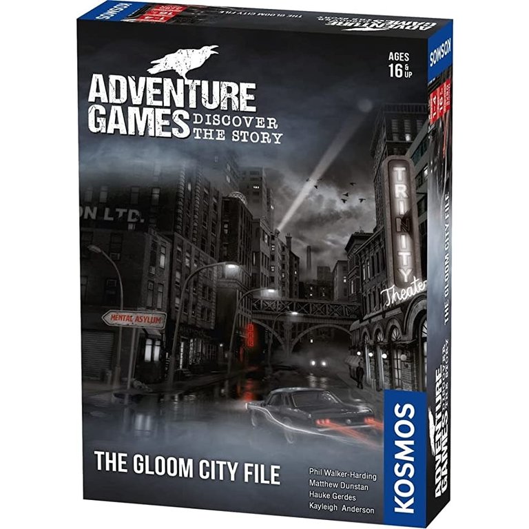 Adventure Games - The Gloom City File (Anglais)