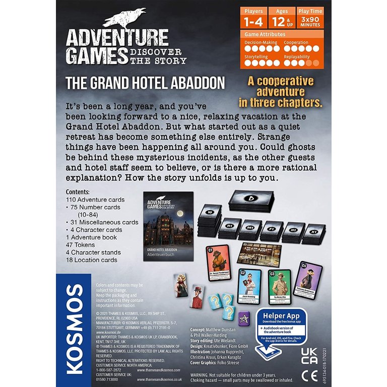 Adventure Games - The Grand Hotel Abaddon (English)