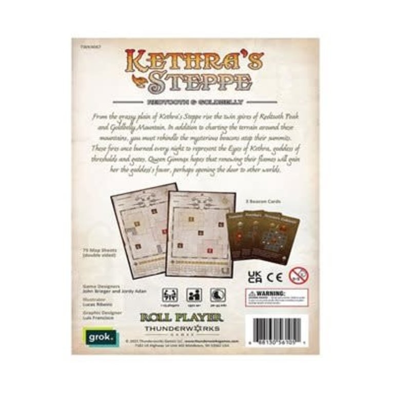 Cartographers - Kethra's Steppe - Map Pack 5 (Anglais)*