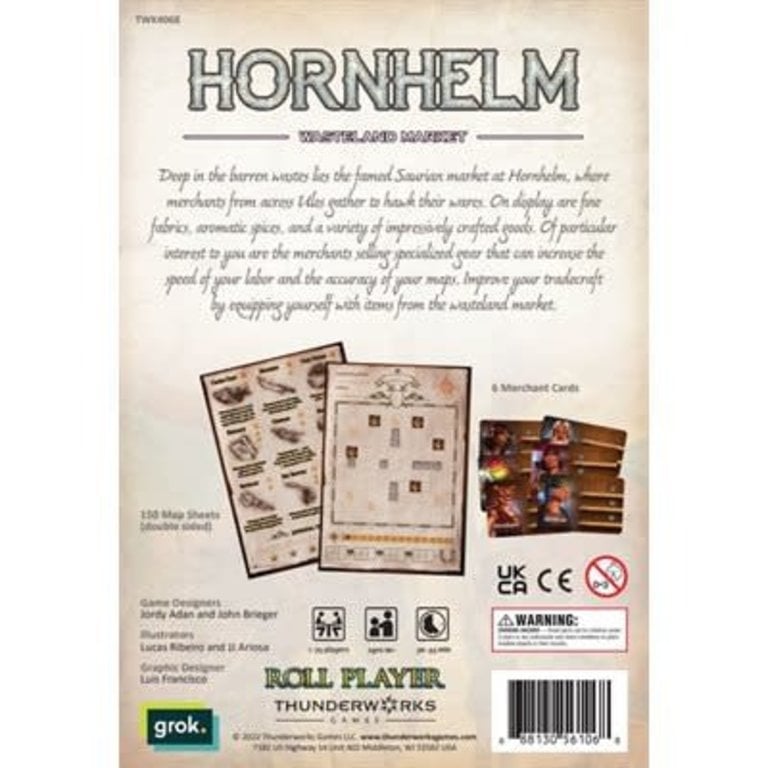 Cartographers - Hornhelm - Map Pack 6 (Anglais)*