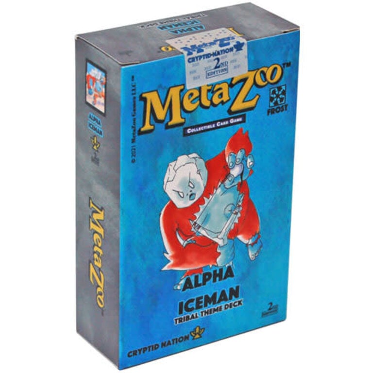 Metazoo - Tribal Theme Deck - Alpha Iceman  - 2nd Edition (Anglais)