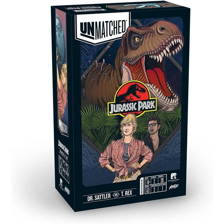 Unmatched - Jurassic Park - Sattler vs T-rex (Anglais)