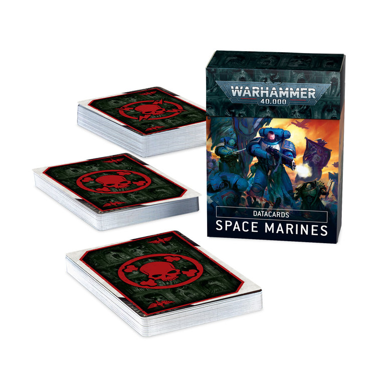 Space Marines Datacards (Anglais)