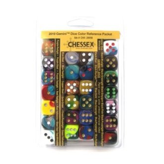 Chessex 26 dés 6 - Gemini - 16mm